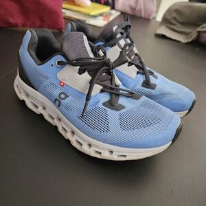 On Running Women's Athletic Shoes in Blue and Black